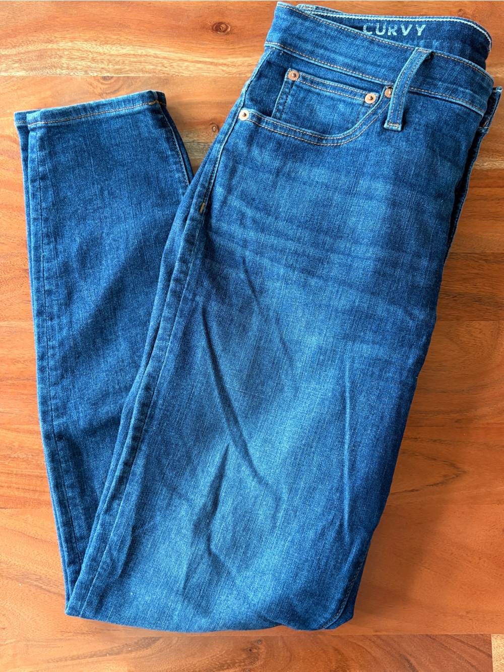 J. Crew Curvy Toothpick Jeans | Dark Wash